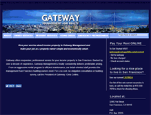 Tablet Screenshot of gatewaymanagementandrealty.com